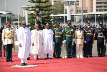 PRESIDENT BUHARI, CDS OTHERS MARK 2018 ARMED FORCES REMEMBRANCE DAY