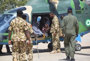 NAF AIRLIFTS RESCUED HOSTAGES FROM SAMBISA FOREST, PROVIDES MEDICAL TREATMENT.