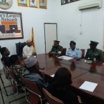 The Ag Director Defence Information Brig Gen John Agim on a familiarization visit to Nigerian Television Authority (NTA) Abuja, today 14 Feb 2018