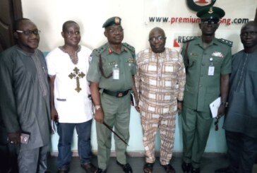 DIRECTOR DEFENCE INFORMATION VISIT TO PREMIUM TIMES HEAD OFFICE ABUJA