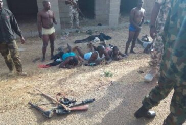 TROOPS ARREST 7 SUSPECTS, RECOVER WEAPONS IN CLASH AT MIANGO COMMUNITY.