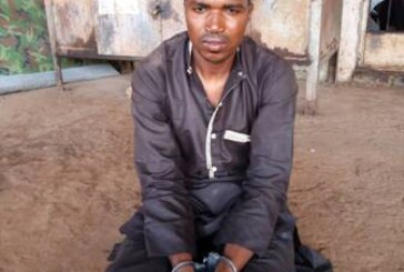 TROOPS ARREST GUN RUNNER AND RECOVER WEAPONS AT RIGACHIKUN