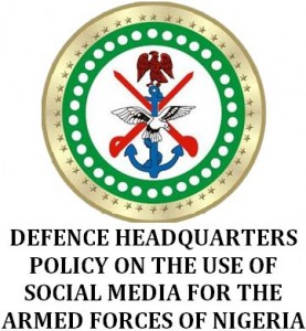 SOCIAL MEDIA POLICY FOR THE ARMED FORCES