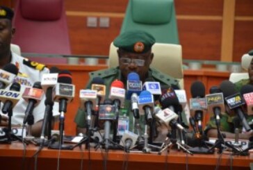 PRESS BRIEFING BY BRIGADIER GENERAL JOHN AGIM DSS TSM FNIPR PhD ACTING DIRECTOR DEFENCE INFORMATION ON THE FORTH COMING 2019 GENERAL ELECTIONS