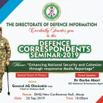 Theme: ”Enhancing National Security and Cohesion through responsive media Reportage”