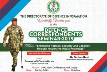 Theme: ”Enhancing National Security and Cohesion through responsive media Reportage”