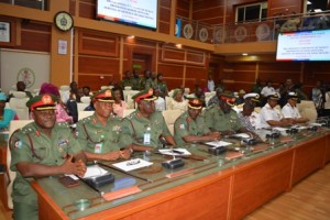 Cross-Section of the Newly promoted Brigadier Generals, Commodores and Commander