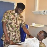 FORCE COMMANDER VISITS SOLDIERS IN HOSPITAL – Assures of Best Medicare For Wounded Soldiers.