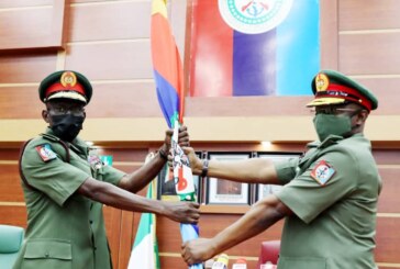 MAJOR GENERAL IRABOR TAKESOVER AS CHIEF OF DEFENCE STAFF… PLEDGES RIGHT LEADERSHIP