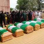 REMAINS OF LATE COAS, TEN OTHER PERSONNEL LAID TO REST