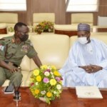 The Chief of Defence Staff (CDS), today 11 August 2021 received the Executive Governor of Gombe State on courtesy visit to Defence Headquarters, Abuja