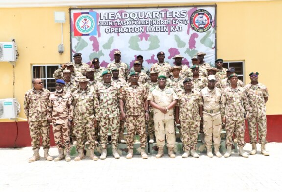 CHADIAN CHIEF OF DEFENCE STAFF COMMENDS MNJTF EFFORTS AT TACKLING TERRORISM AND FORCE COMMANDER VISITS OP HADIN KAI.